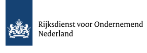 Logo Rijksdienst voor Ondernemend Nederland (RVO)