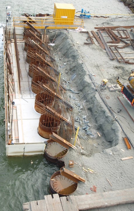 Onderwater beton storten