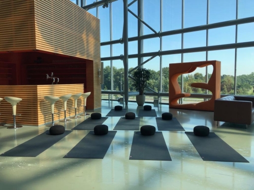 Bedrijfsyoga op locatie door Pistache Yoga voor Bedrijven