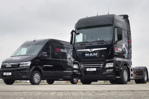 Roordink bedrijfswagens MAN TGX en MAN TGE 