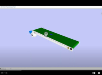 Engineerstijd van bandtransporteurs met 3D Configurator tot 0 gedaald