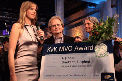 Driekant Zutphen winnaar KvK MVO Award