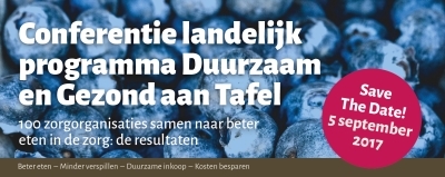 Conferentie Duurzaam en Gezond aan tafel 5 september