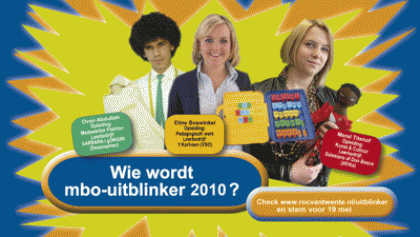 Drie ROC-studenten hebben kans op titel mbo-uitblinker 2010