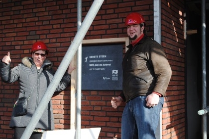 Eerste steen gelegd SDW aan de Zuidwal