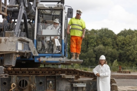 Heembouw geeft startsein voor bouw logistiek DC aan Appelweg Moerdijk 