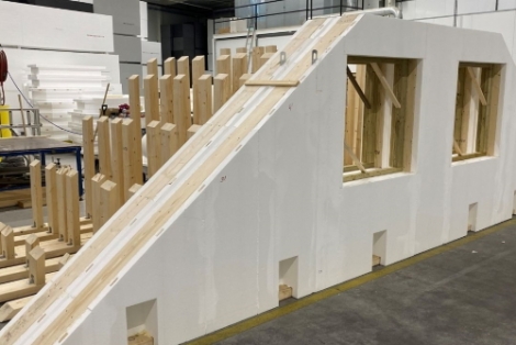 Prefab EPS wanden voor de bouw hebben de toekomst