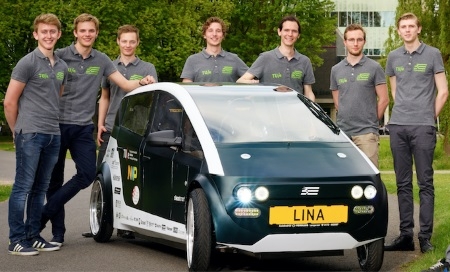 ‘s Werelds eerste biobased auto ontwikkeld door TU/ecomotive