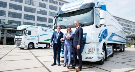 VDL Groep en DAF Trucks presenteren volledig elektrische vrachtwagen