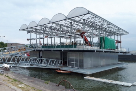 Ligt er straks een floating farm in de IJssel?