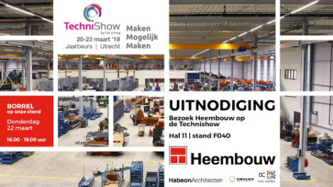 Bezoek Heembouw tijdens de Technishow in de Jaarbeurs