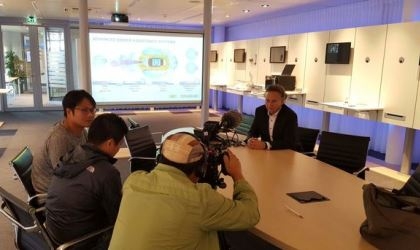 Zuid-Koreaanse TV ploeg bezoekt Smart Mobility bedrijven