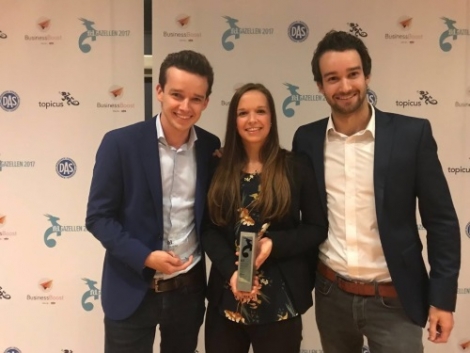 Starterslift deelnemer JAMwerkt.nl wint Zilveren FD Gazelle Award