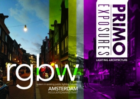 Amsterdam streetcolor project: LED-verlichting die meekleurt met de situatie op straat