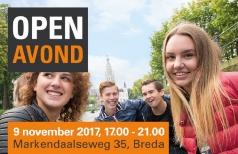 Cingel College Breda organiseert open avond op 9 november