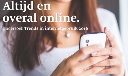 Nederlanders steeds meer online via smartphone