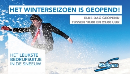 Skidôme verwelkomt het winterseizoen met open dagen