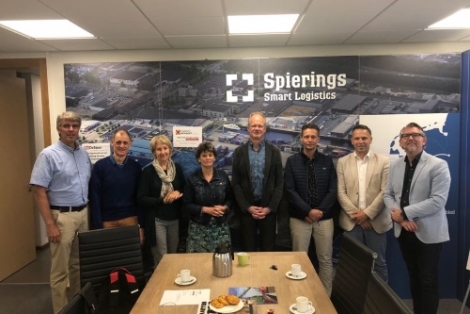 Delegatie Provincie Noord-Brabant op werkbezoek bij Spierings Smart Logistics