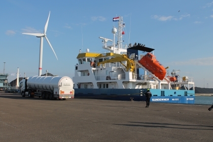 Pilot LNG bunkeren in Vlissingse haven