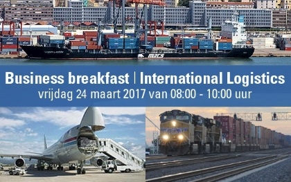 Business breakfast over internationaal handelsverkeer