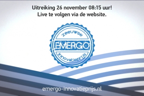 Uitreiking Zeeuwse Innovatieprijs Emergo online live te volgen