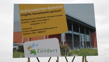 Aanleg bedrijventerrein Beekzicht in Zundert gestart