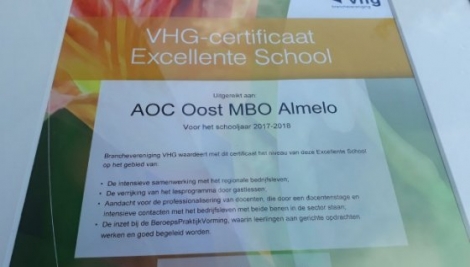 AOC Oost uitverkozen tot 'Excellente School' voor mbo Hoveniers