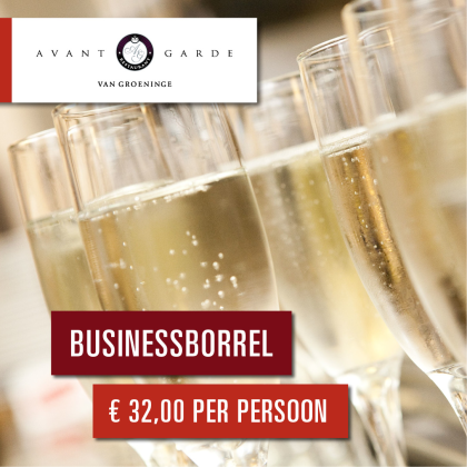 Businessborrel € 32,00 per persoon