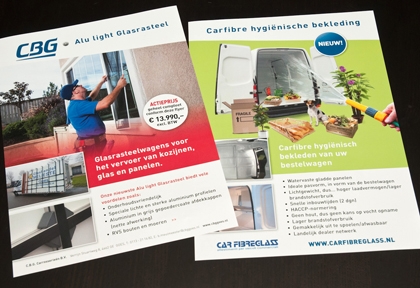 AM Creatie ontwerpt 2 nieuwe folders voor CBG Carrosserieën 