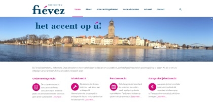 Nieuwe website voor Fievez Advocaten