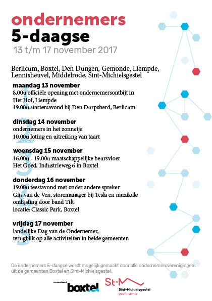 Ondernemers 5-daagse zet ondernemers in het zonnetje