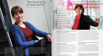 Fontys presenteert magazine voor de zakelijke markt