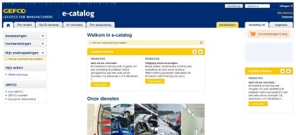 GEFCO Automotive lanceert nieuwe webshop