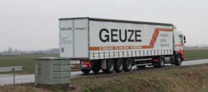 Voedingsmiddelentransport bij Geuze Transport