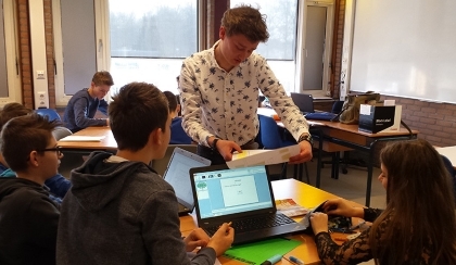 Helicon-leerlingen geven feedback op businessplan mavo’ers