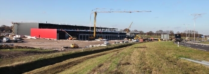 Bedrijfspand Kempisch Logistiek Centrum in twee maanden gerealiseerd