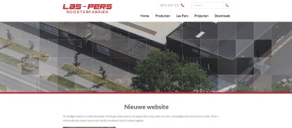 Nieuwe website voor Las-Pers