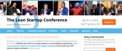 Live Stream van de The Lean Startup Conference bij Starterslift