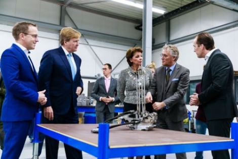 Koning brengt werkbezoek aan Brainport Eindhoven ter ere van Nederlandse maakindustrie