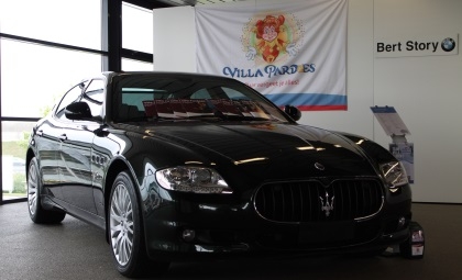 Veiling van een Maserati ten gunste van Villa Pardoes