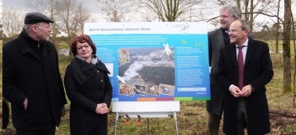 Feestelijke oplevering van natte natuurparels Valkenhorst en Groote Heide 