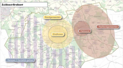 Eindhoven en Helmond moeten spilpositie krijgen