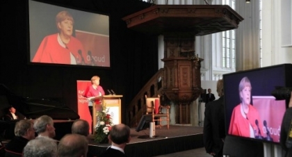 Eredoctoraat van Radboud Universiteit voor Angela Merkel