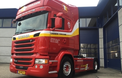 Cremers Coolcare neemt 75ste Scania-truck in gebruik