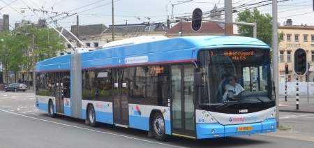 Transport Trolleybussen van Zwitserland naar Arnhem