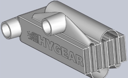 Machinefabriek De Valk 3D-print compacte warmtewisselaar 