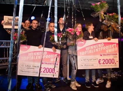 Projecten De Rotonde en Markiezaat College winnen eerste TalentTour 